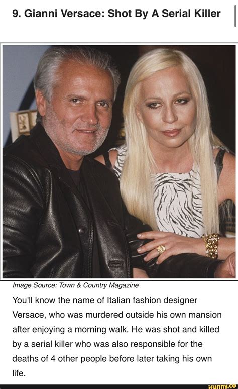 versace fashion artist|fashion designer Versace murdered.